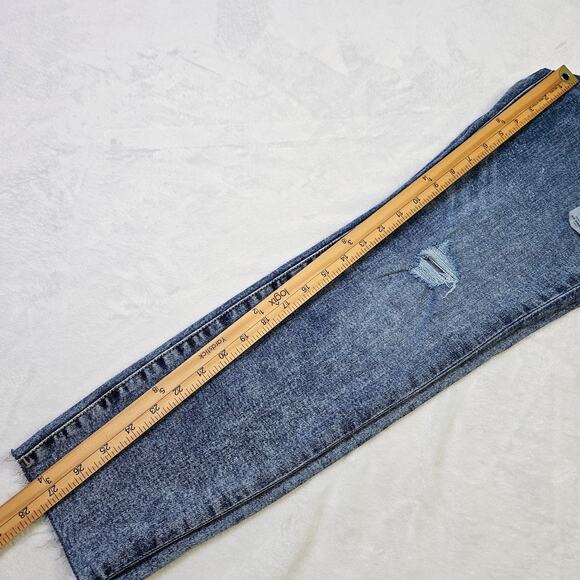 New Old Navy OG Straight Ankle Jeans High Rise Extra Stretch Sz 0 Smooth Pockets - Picture 14 of 15